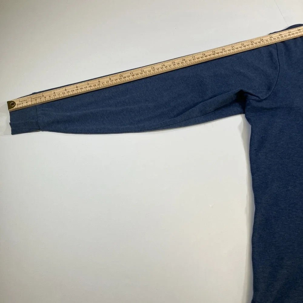 Polo Ralph‎ Lauren Long Sleeve Polo Shirt Mens 3XLT Blue Heather Green Pony